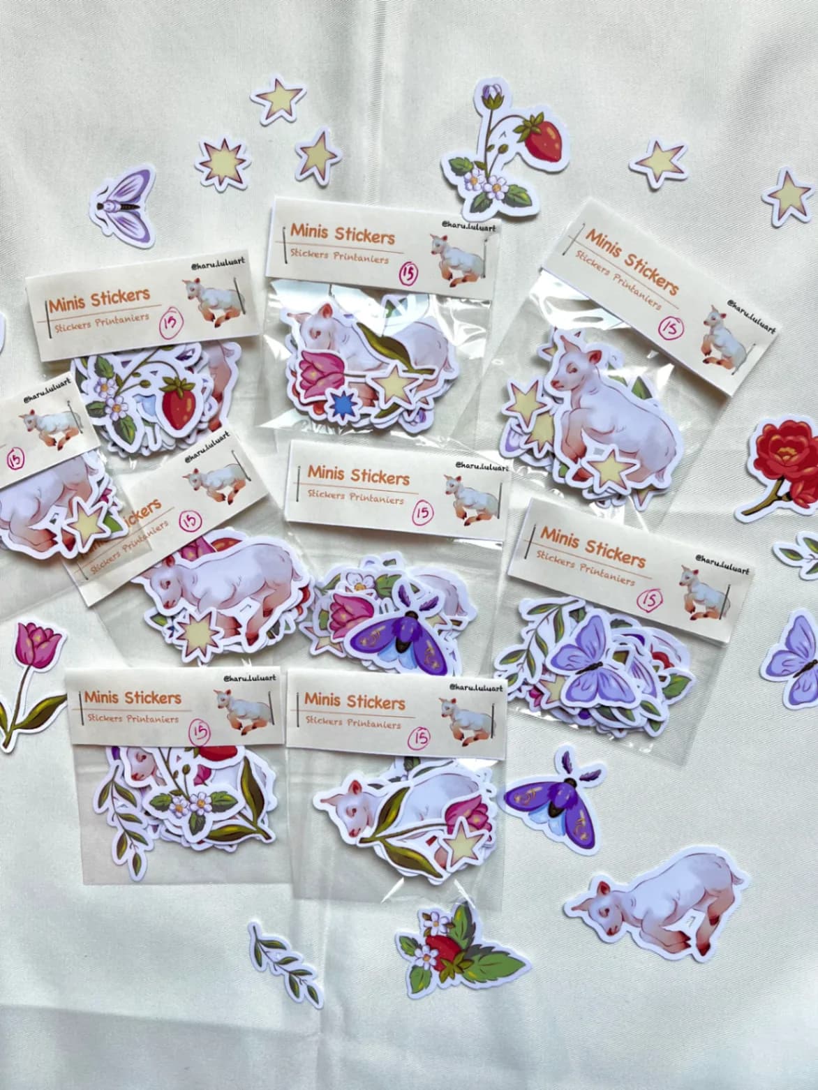 Petits Stickers Printaniers